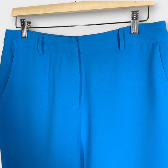 Showpo. Dress Pants Sz 10 US Blue Pockets Officecore - Picture 2 of 8